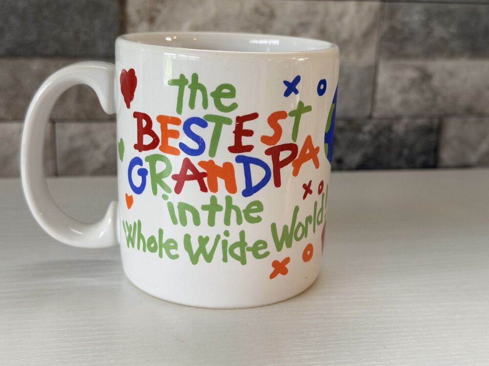“The Bestest Grandpa In The Whole Wide World” Coffee Tea Mug Carlton Cards Gift